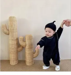 PETIT KID ポケットスウェットロンパース 70cm