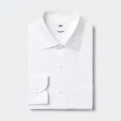 UNIQLO ユニクロ スーパーノンアイロンスリムシャツ/セミワイド Lサイズ