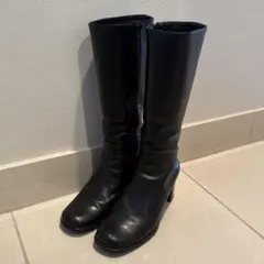 ロングブーツ 本革 23.5