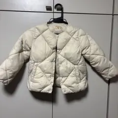 ZARA 中綿キルティングダウンジャケット