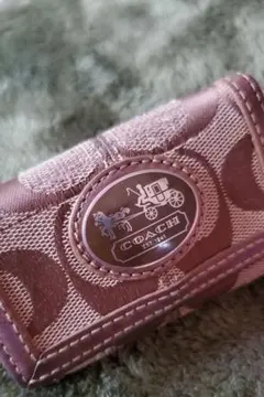 COACH ブラウン キーケース