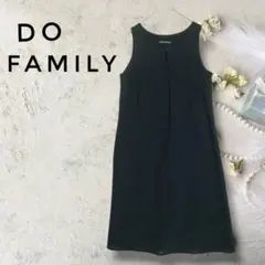 Do Family ドゥファミリー ひざ丈ワンピース サイズM ノースリーブ 黒