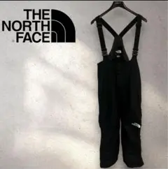 極美品✨ザノースフェイスビブパンツGORE-TEX S スノーウェア　ブラック