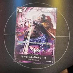 24h以内発送】ワンピースカード ティーチ 交流会プロモver.新四皇