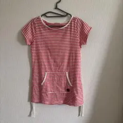 ROXY ボーダー 半袖 チュニックTシャツ Mサイズのサムネイル