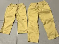 ロングパンツ 2本セット イエロー　兄弟お揃いのサムネイル
