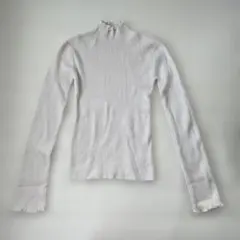 GRL リブニット ハイネック S