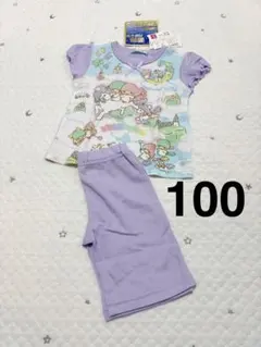 Little Twin Stars 蓄光パジャマ 100cm キキララのサムネイル