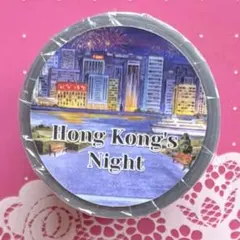 【9882】海外　6m巻　PETカッティングマスキングテープ　香港夜景　背景系 9882】海外 6m巻 PETカッティングマスキングテープ 香港夜景 背景系