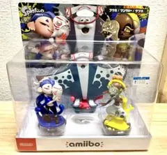 【新品】Splatoon3 すりみ連合 amiibo フウカ ウツホ マンタロー