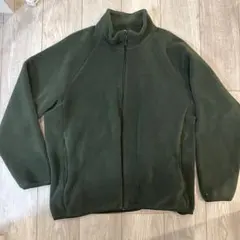 UNIQLO フリースジャケット ダークグリーン XL