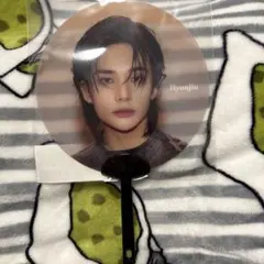 straykids ヒョンジン クリアうちわ　ミュージアム