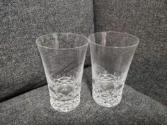 Baccarat カットクリスタルグラス 2個セット
