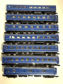 24系客車7両　kato tomix ライト室内灯点灯確認済