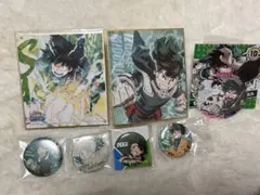 ヒロアカ デク 缶バッジ 色紙 セット