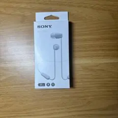 SONY WI-C100 ホワイト ワイヤレスイヤホンのサムネイル