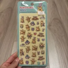 【正規品】ぷくぷくシール　プーさん