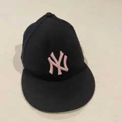 ニューエラ 59FIFTY キャップ 6 4/3 ブラック ピンク 53.9