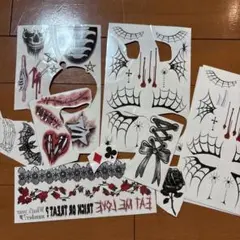 聖飢魔II ジェイル大橋代官 オリジナルタトゥーシール(L) - メルカリ