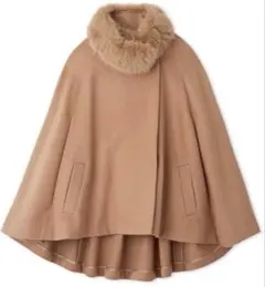 【今期最終値下げ】スナイデル　ショートケープコート　キャメル