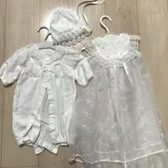 赤ちゃんの城　お宮参り　ドレス　3点セット