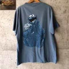 XZ616 90s Tシャツ クッキーモンスター セサミストリート ヴィンテージ