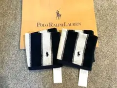 Polo タオル　セット ネイビー　ポロ　ラルフローレン　新品　白　ハンカチ　紺