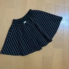 ストライプ柄　キュロット　スカート風　130