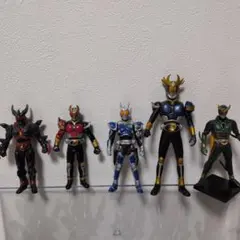 面白い☆超能力戦争☆仮面ライダーアギト フィギュア 5体セット