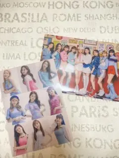 【お値下げ中！】NiziU 集合クリアファイル 2枚セット（おまけ付き）