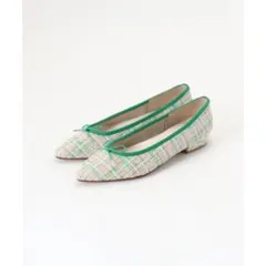 ルタロン ポインテッドツイードバレエシューズ 24