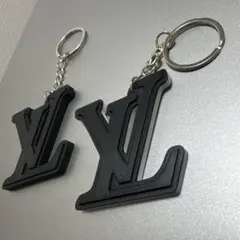 VLロゴ キーホルダー ブラック ホワイト
