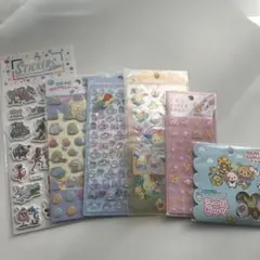 ボンボンドロップシール詰め合わせ　おはじきシール　タイルシール