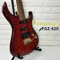 ☆美品☆Fernandes FGZ-420 国産モデル ギター専用ダンボール発送 ☆美品☆Fernandes FGZ-420 国産モデル ギター専用ダンボール