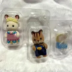シルバニア　アドベンチャーシリーズ他　2個セット　ショコラウサギ　くるみリス