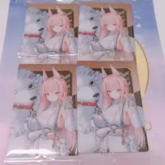 NIKKE 勝利の女神 ウエハース4 カード レオナ 4点セット