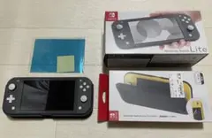 Nintendo Switch Lite グレー 本体　＋おまけ付き