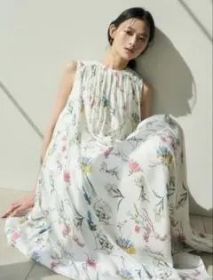Acka botanical balloon one-piece ブルー - メルカリ