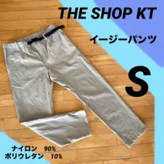 THE SHOP TK ベージュ Sサイズ　イージーパンツ調整可能ベルト付き