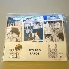 名探偵コナン　3COINS エコバッグ　ラージサイズ