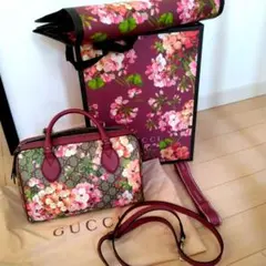 新品☆箱付きGUCCI スプリーム ブルームス 2way ミニボストンバッグ 