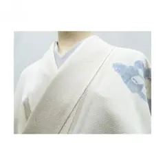 [着物]絹 辻が花調 袷 付下げ