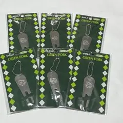 グリーンフォーク　6本セット 新品　 ボールチェーン付き グリーンフォークのサムネイル