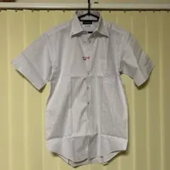 CHRISTIAN ORANI ストライプ 半袖ワイシャツ