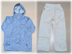 フェニックス スキーウェア Mサイズ 水色ジャケットと白パンツ
