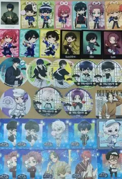 ブルーロック コースター ステッカー カード