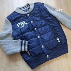 美品✳ラルフローレンキッズ　RALPH LAUREN　袖ニットアウタージャケット