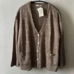 未使用　サマンサモスモス sm2 Vネックカーディガン　M モカ