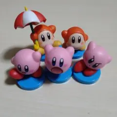 カービィのチョコエッグ 5種　カービィ3種ワドルディ2種