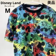 【美品】90s ディズニーランド　ミッキーマウスTシャツ M ヴィンテージのサムネイル